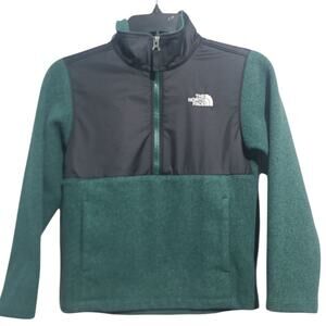The North Face 200W Tundra Fleece Pullover Green Size Small